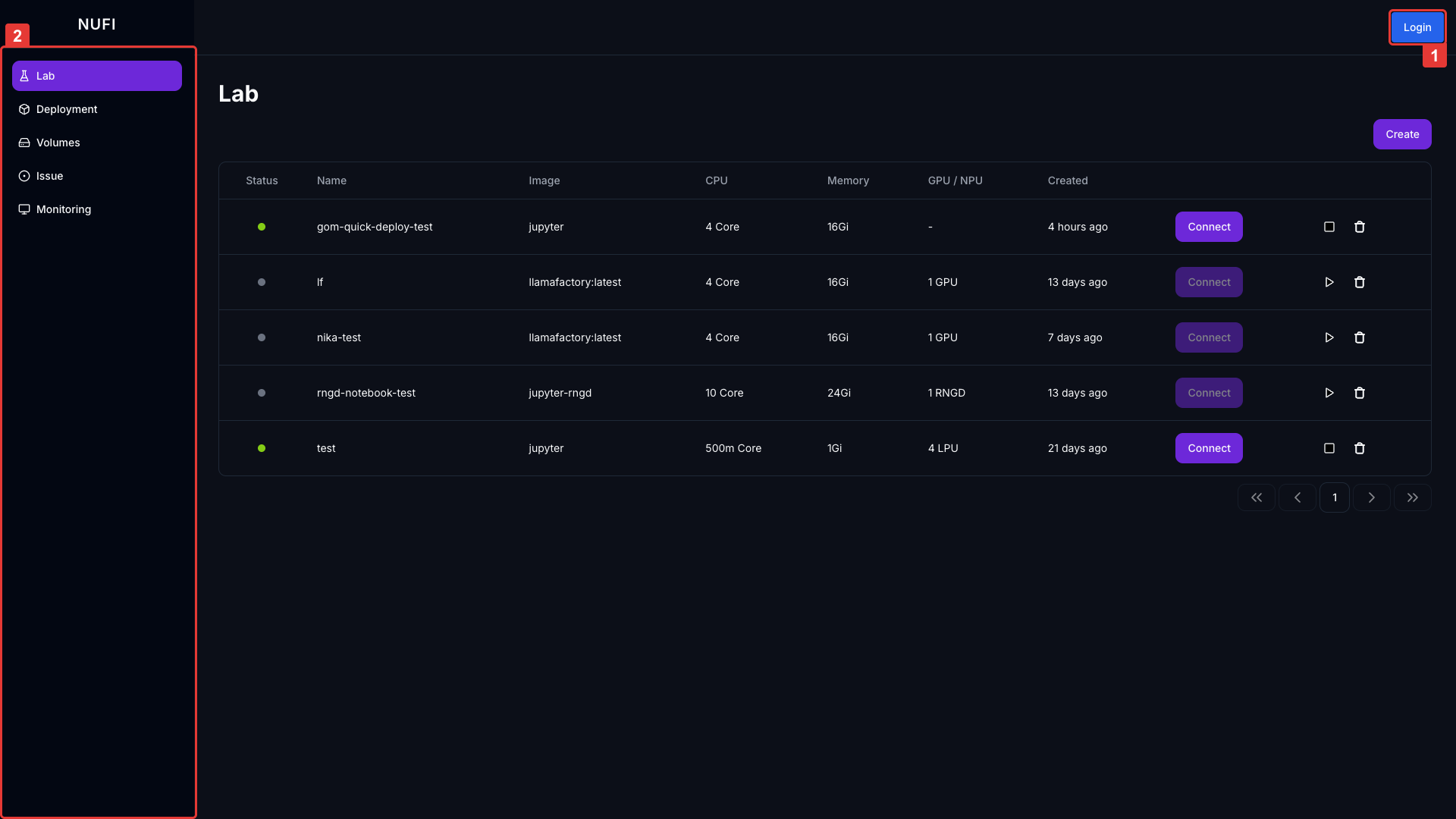 대시보드 로그인