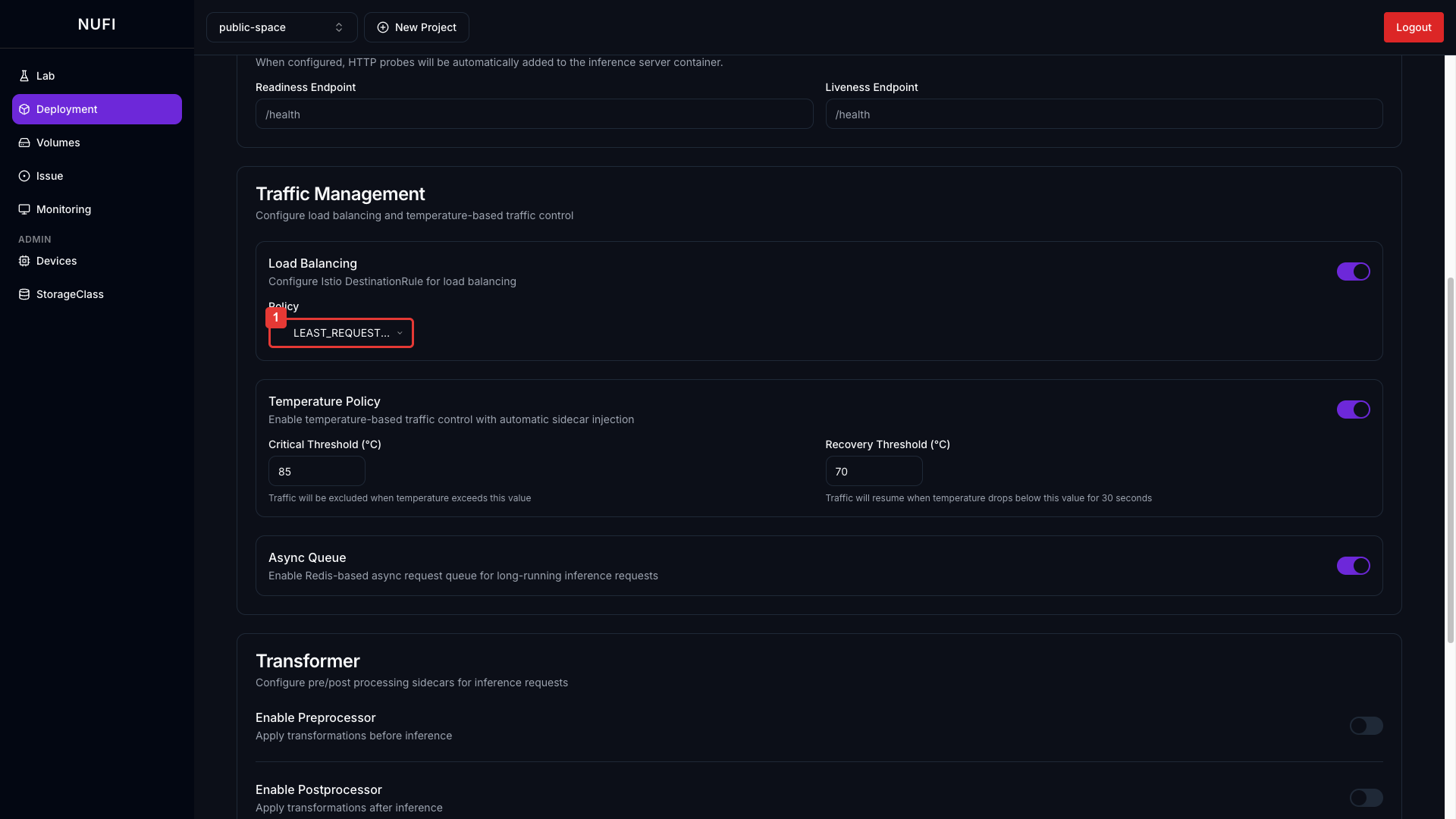 Load Balancing 활성화